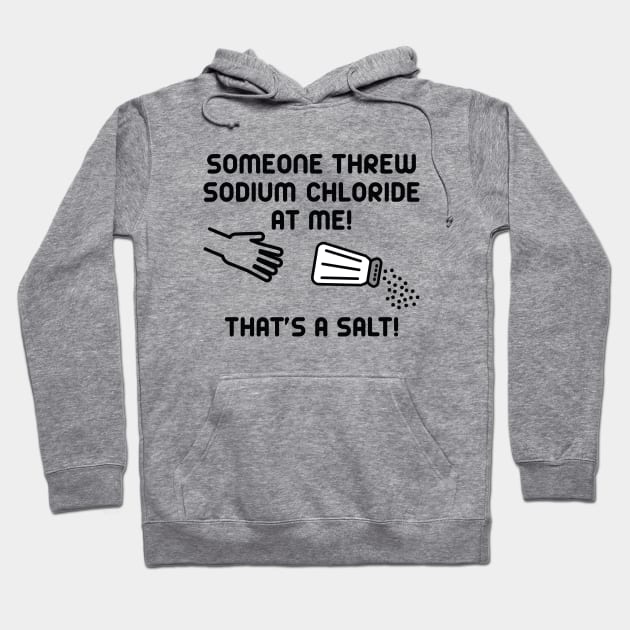 Sodium Chloride Hoodie by LuckyFoxDesigns